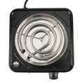 thumbnail image 3 of Estufa EléCtrica Premium Individual 1000W-5 Niveles de Potencia Estufa EléCtrica SóLida Superior Individual para Oficina, en el Camino y Enchufe de la UE para el Hogar, 3 of 5