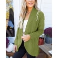 thumbnail image 2 of Sherrylily Womens Loose Open Front Cardigan Long Sleeve Casual Lightweight Knit Sweaters with Pockets, 2 of 3
