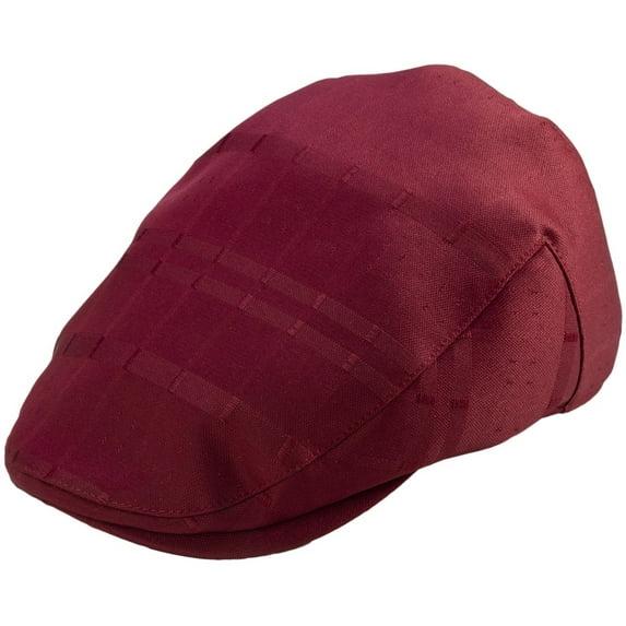 Montique Men's Designer Burgundy Ivy Cap H1919