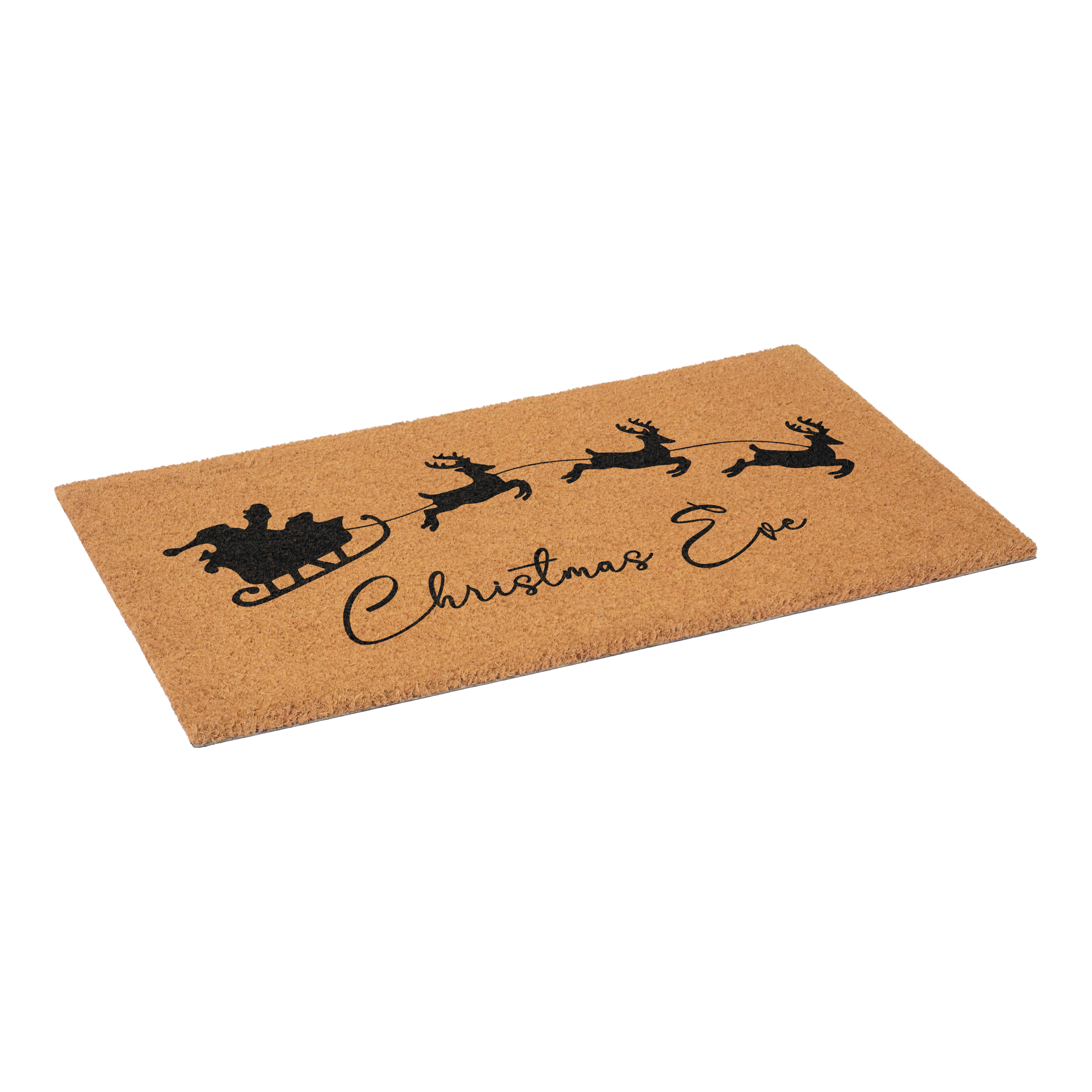 Reindeer Express Doormat, 17" x 29"
