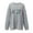 #1-Grey, variant on Mama Oversized Crewneck Pullover for Women - Casual Long Sleeve Round Neck Sweatshirt Top