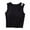 Black, variant on Tank Tops Built-In Bra Tube Top High Waist Slim Fit Midriff Camisole with Drop Shoulder Design Camisole Tops for Women,Yellow,M