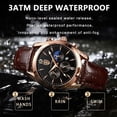 thumbnail image 4 of Poedagar Luxury men watch top brand business waterproof luminous date chronograph quartz leather men's watches Relogio Masculino, 4 of 10