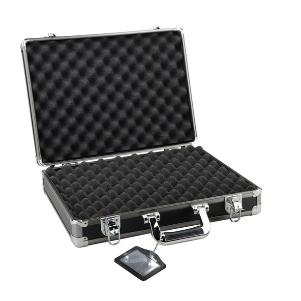 Multi Pistol Case, Aluminum Framed Lockable Storage Carry Case, 181/8