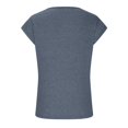 thumbnail image 6 of Mittory Womens Petal Sleeve Tops Summer Short Sleeve V Neck Cut Out Tee Sexy Casual Basic T Shirts Blouses, 6 of 6