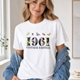 thumbnail image 3 of Jollimate 1961 Vintage Edition Shirt, Women Floral Graphic T-Shirt, Cute Botanical Wildflower Tee, 3 of 6