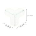 thumbnail image 3 of 16 protectores de esquina transparentes para muebles, adhesivos, para mesas., 3 of 8