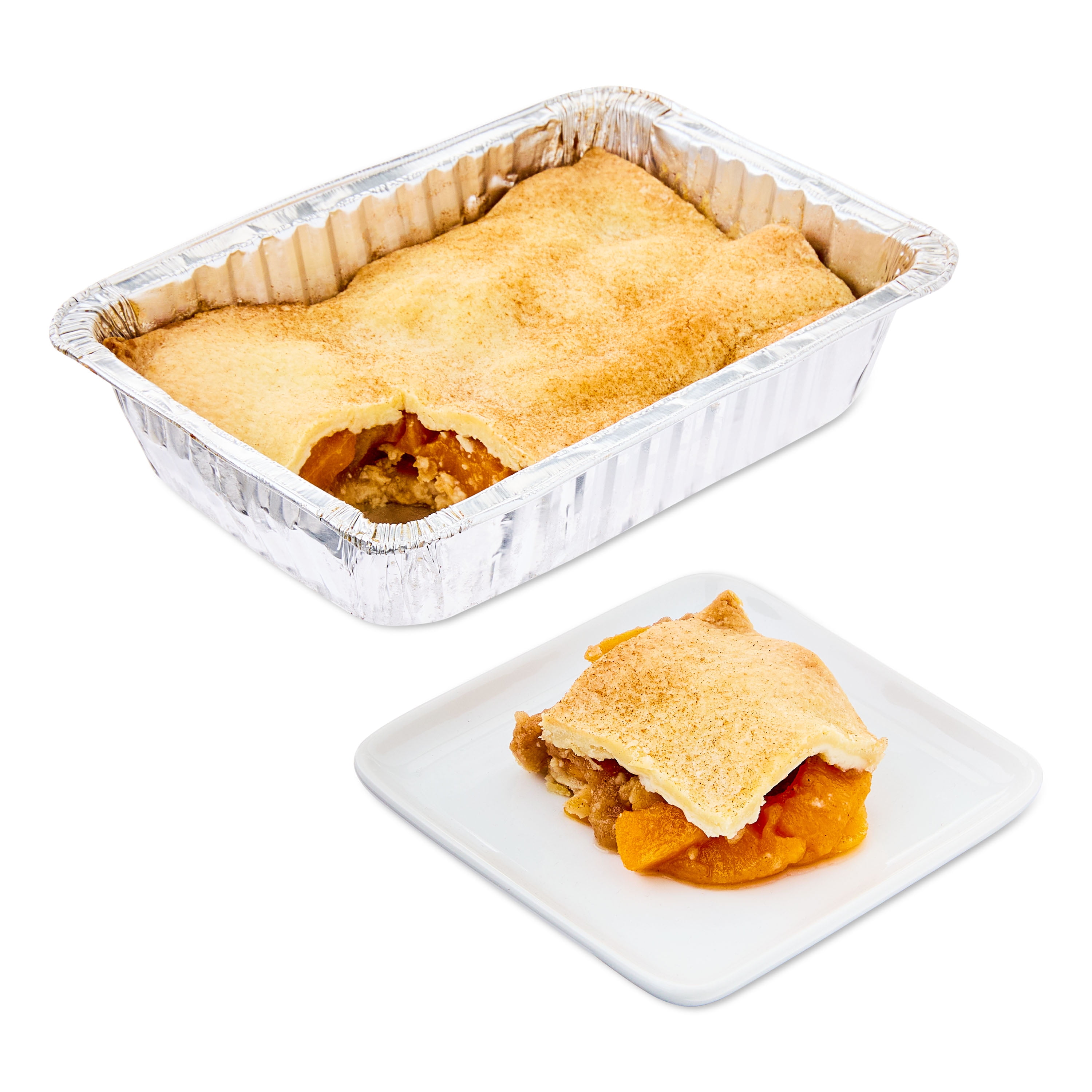 Patti Labelle Peach Apple Cobbler, Flaky and Fruity, Baked, 31oz (Refrigerated)