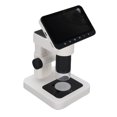 thumbnail image 1 of Electronic Microscope, 1500mAh Battery HD Magnifying Glass 4.5 Inch Large Screen 5-32X Magnification 12MP 1080P Resolution  for Children Teaching Black,Grey, 1 of 7