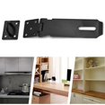 thumbnail image 4 of Placa de bloqueo de hebilla antirrobo con cerradura Overlock para puerta de acero inoxidable (5 pulgadas) JShteea Libre de BPA, 4 of 8