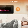 thumbnail image 6 of KISSAIR 68’’ 1500W Wall Mounted Recessed Electric Fireplace,12 Flame Color Modes,Touch Screen & Remote Control,Ultra Thin & Low Noise, 6 of 8