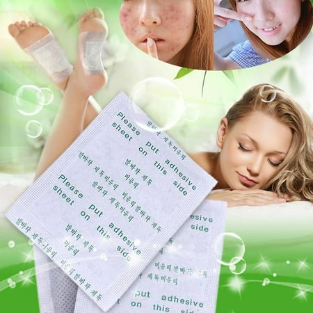 Ktaxon 200pcs about 3 Courses Detox Foot Pads Patch Detoxify Toxins + Adhesive Keeping Fit Health (Best Detox Foot Patches)