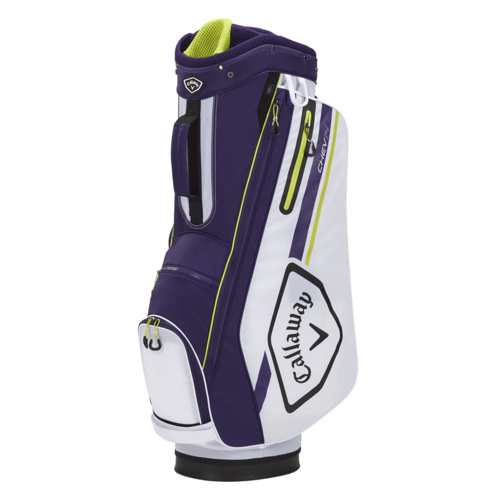 Callaway Golf CHEV 14 Cart Bag White Purple Yellow