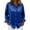 Blue, variant on Otntypg Satin Blouses for Women Casual Long Sleeve Button Down Silk Shirts Dressy Tunic Top Business Work Collared T-Shirts Purple M
