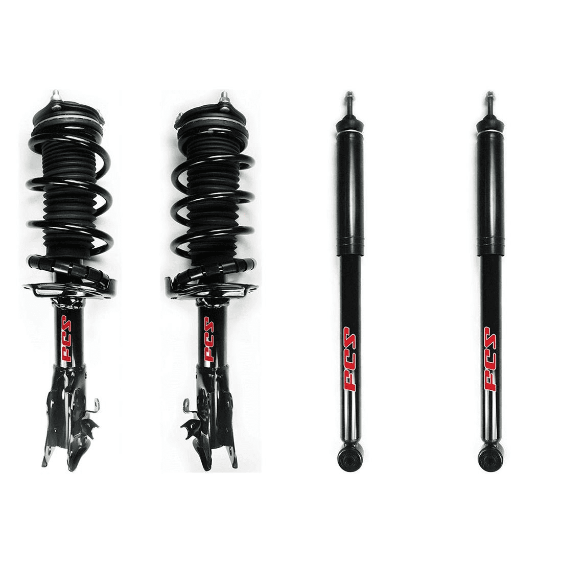 FCS Front Rear Shocks And Struts Assembly Complete Coil Spring