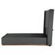 thumbnail image 3 of Cabecera Matrimonial Linz + Base Cama Gris Oscuro, 3 of 8