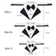 thumbnail image 4 of Mascota Perro Esmoquin Bandana Fiesta De Boda Formal Pajarita Cuello Collar-M Negro, 4 of 5