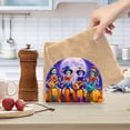 thumbnail image 2 of Yayeee Napkin Holder for Table Set of 2 Kitchen Paper Tissue Organization, Purple Skeleton Pattern, 2 of 8