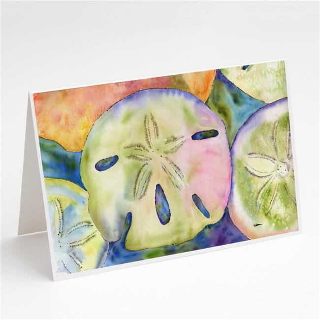 Sand Dollar Greeting Cards & Envelopes Pack of 8