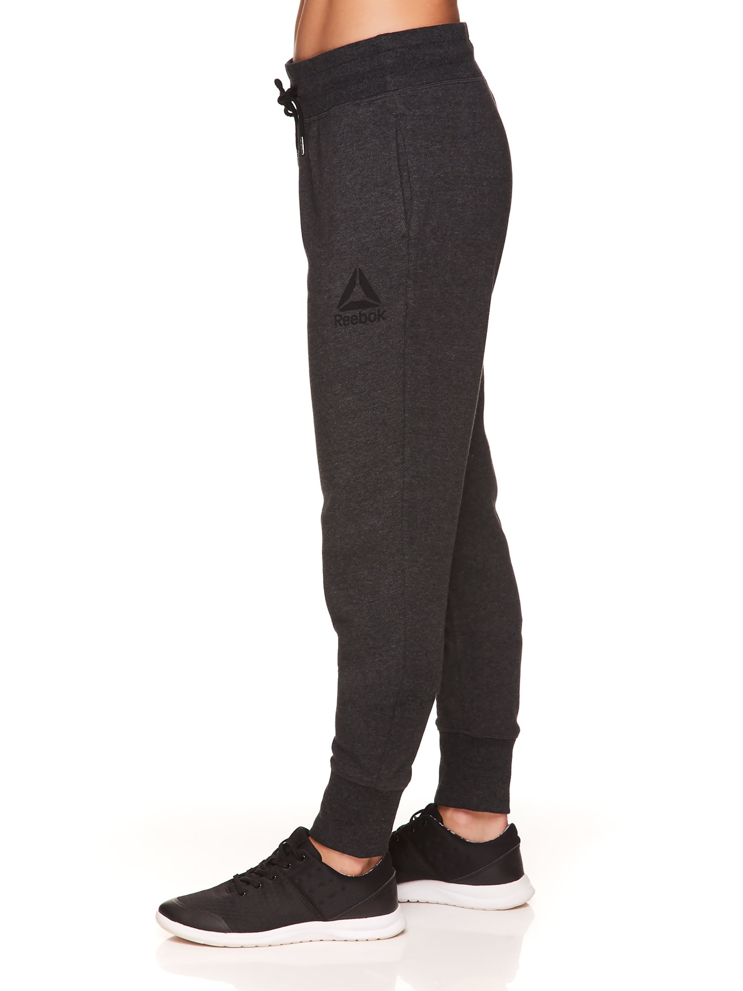 Reebok Womens' Cozy Fleece Jogger Sweatpants with Pockets 