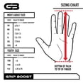 thumbnail image 4 of Grip Boost Raptor 2.0 Red Padded Men's Football Gloves with Boost Plus Grip Technology, 4 of 4