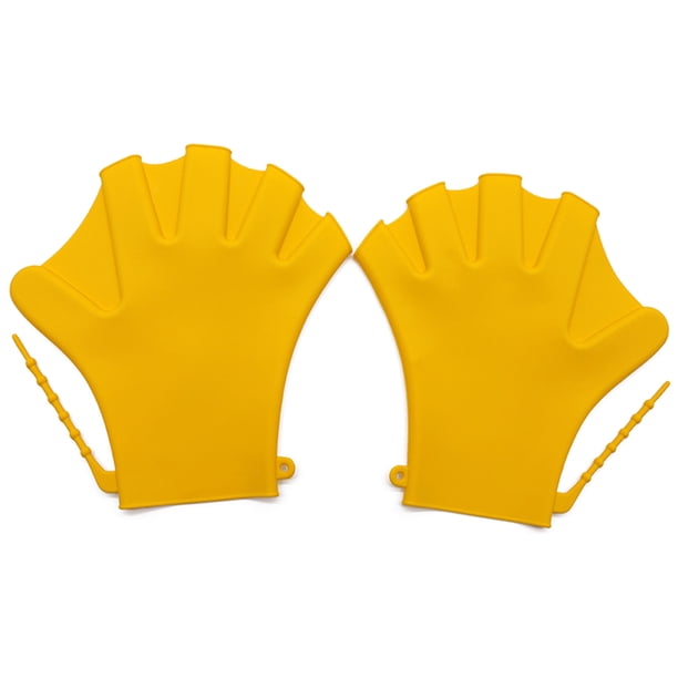 Manoplas 1 par de guantes de natación palmeados Fitness guantes de entrenamiento de resistencia al a Tomshoo Manoplas