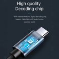 thumbnail image 4 of Twowood auricular Tipo C a 3,5 mm Auriculares AUX Cable HiFi DAC Audio Adaptador para OnePlus 6T, 4 of 7