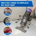 thumbnail image 3 of Compatible with Digital Slim, V12 Slim Cordless Vacuum Cleaners Dust Bin Replacement, Canister Replacement Parts, Vacuum Accessories, 3 of 13