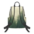 thumbnail image 2 of Naloa Fog Forest Print Lightweight DayBackpack Suitable for school, work, shopping, travel, etc., 2 of 5
