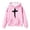R162-Pink, variant on RMGVDSD Hoodies for Girls Hooded Sweatshirt Long Sleeve Pullover with Letter Print Pocket Back To School Casual Hoodie Tops for Kids Fashion Clothes 8-9 Years