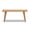 Natural Brown, variant on Capri 41.5" Solid Red Oak Wood Bench Natural Brown Red Oak