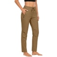 thumbnail image 2 of Oksale Travel Pants for Women On Plane Plus Size Golf Pants with Zipper Pockets Casual Drawstring Elastic Waisted Pants Active Outdoor, 2 of 9