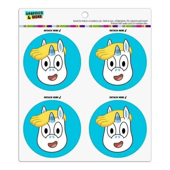 Powerpuff Girls Donny Head Refrigerator Fridge Locker Vinyl Circle Magnet Set