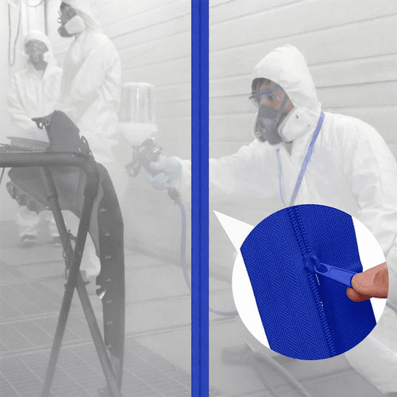 8 Roll Heavy Duty Zipper Dust Barrier Zipper 3 Inch X 7 Ft Construction Zipper Self Adhesive Zipper Used for Greenhouse