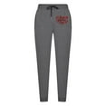 thumbnail image 6 of KeShDi Mens Baggy Sweatpants Mens Sweat Pants Clearance Men's Sports Pants Tapered Running Exercise Pants Drawstring Running Pants Printed Pants Dark Gray XL, 6 of 7