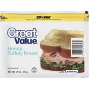 Great Value Honey Turkey Breast, 16 oz