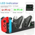 thumbnail image 2 of Controller Charging Dock Accessories for Nintendo Switch,for Joy-Con&Pro Controller&Switch Charger Stand with LED Docking Station, 2 of 10
