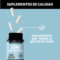 thumbnail image 4 of Beyond Vitamins | Zinc 20mg (gluconato De Zinc) Potenciado Con Piperina Estandarizada Al 95% - Zinc Vegano - Zinc Piperina Premium - Pimienta Negra - Vitaminas Mujer / Hombre - (60 Cápsulas), 4 of 6