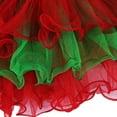 thumbnail image 6 of Lovebay Toddler Girl Christmas Party Dress Polka Dotted Bowknot Long Sleeve Tutu Tulle Dresses Santa Claus A 4-5 Years, 6 of 8