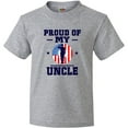 thumbnail image 3 of Inktastic Military Uncle Proud Nephew Youth T-Shirt, 3 of 5