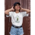thumbnail image 2 of Snowdrop Spring Flowers T-Shirt Women -Image by Shutterstock, Female Large, 2 of 4