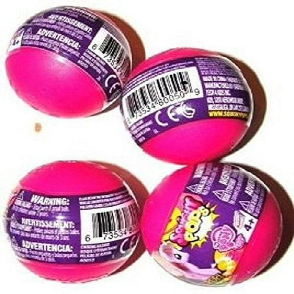 My Little Pony Set of 4 Surprise Fashems Squishy Pops