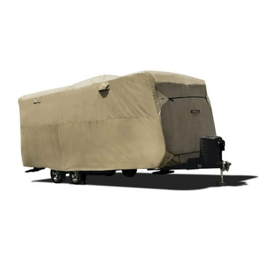 ADCO by Covercraft 74846 Storage Lot Cover for Travel Trailer RV, Fits 31'7" - 34', Tan