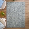 thumbnail image 2 of Better Homes & Gardens Blue/Silver Floral Trellis Indoor Area Rug, 5' x 7', 2 of 5