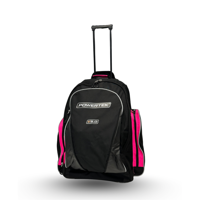 V5.0 Powertek Rolling Backpack Bag - Pink