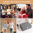 thumbnail image 7 of Gogcaro Gray Jewelry Box 2 Layer Jewelry Box 10.4 x 7.7 x 3.9 Inches Jewelry Organizer Tray for Earrings Bracelets Rings Watches (Gray), 7 of 7