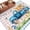 Pink Blue, variant on Green Plaid Easter 2'x6' Runner Rugs for Hallway Kitchen Bedside Non Slip Washable, Blue Truck Spring Floral Bunny Rustic Entryway Rug Runners with Rubber Backing, Long Carpet Runner for Laundry Room
