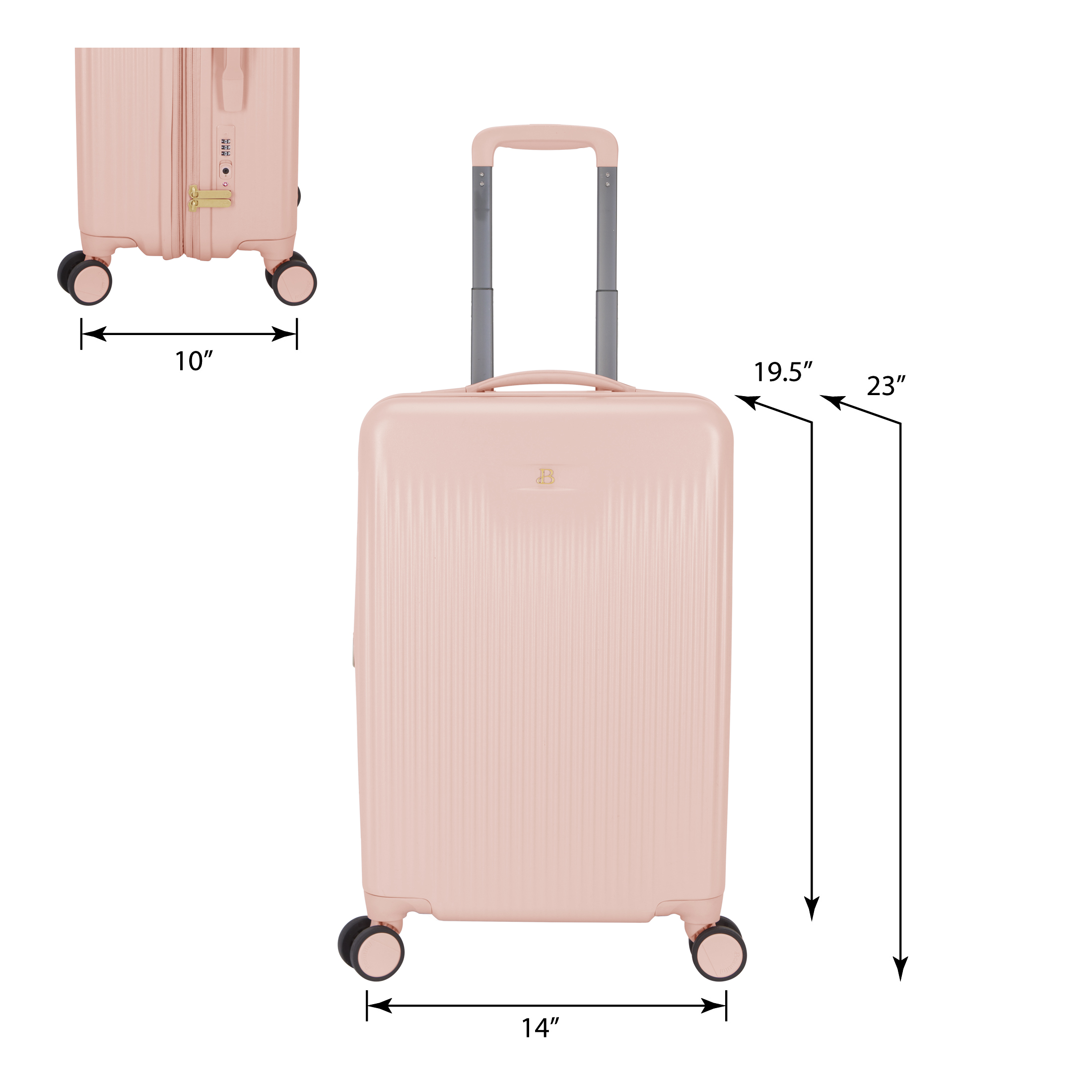 Beautiful by Drew Barrymore 20-Inch Expandable Carry-On photo 6