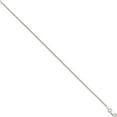 thumbnail image 2 of Sterling Silver 1.1mm Diamond-Cut Rope Chain Anklet (10 X 1.1) Made In Italy -Jewelry By Sweet Pea, 2 of 2