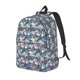 thumbnail image 1 of Easygdp Tropical Sloth Mochila de Lona Resistente para Laptop, Compatible con Laptops de 15 a 17 pulgadas, Ideal para Escuela, Trabajo y Viajes-Small, 1 of 5